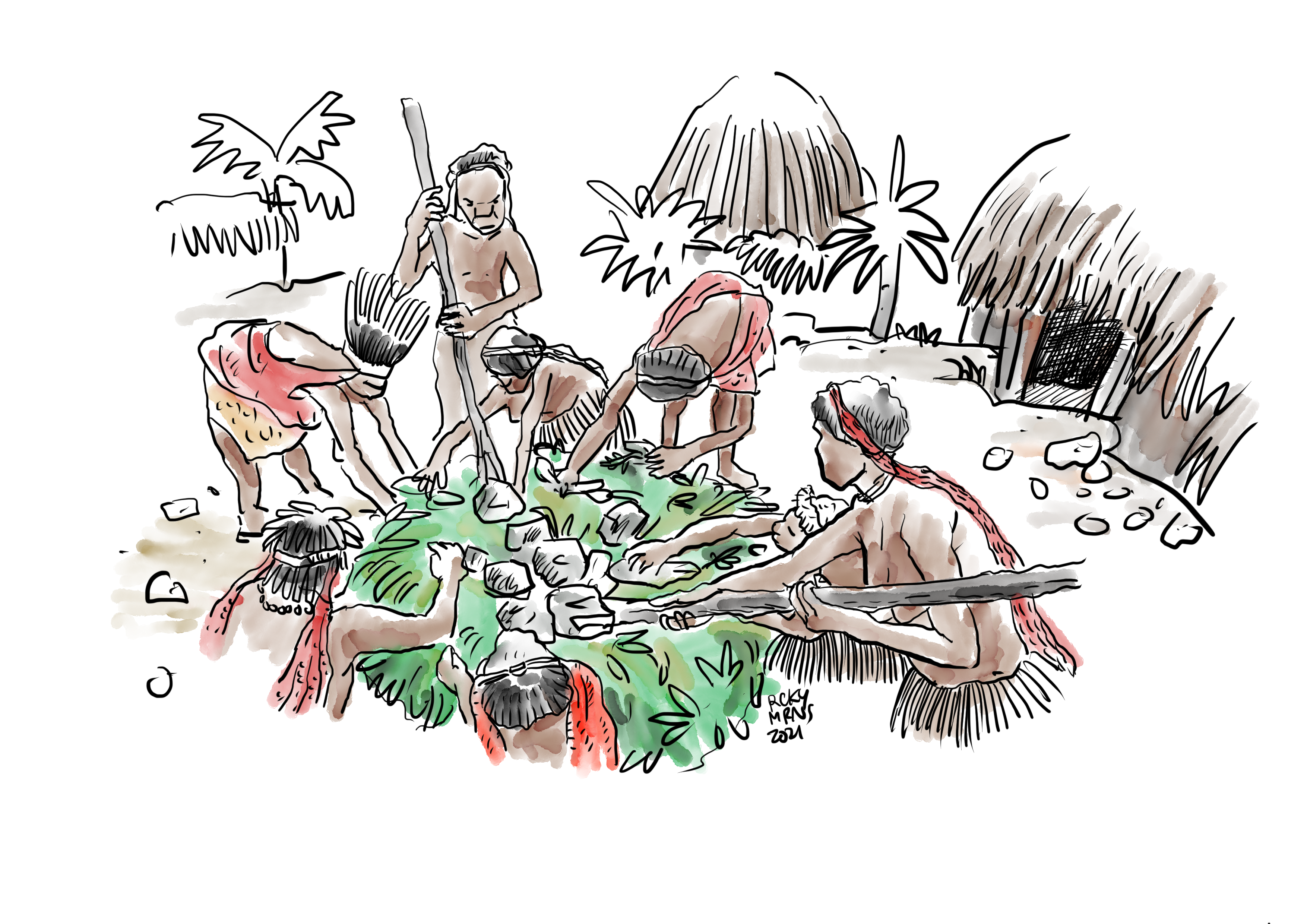 Pesta Bakar Batu, Ritual Khas Papua