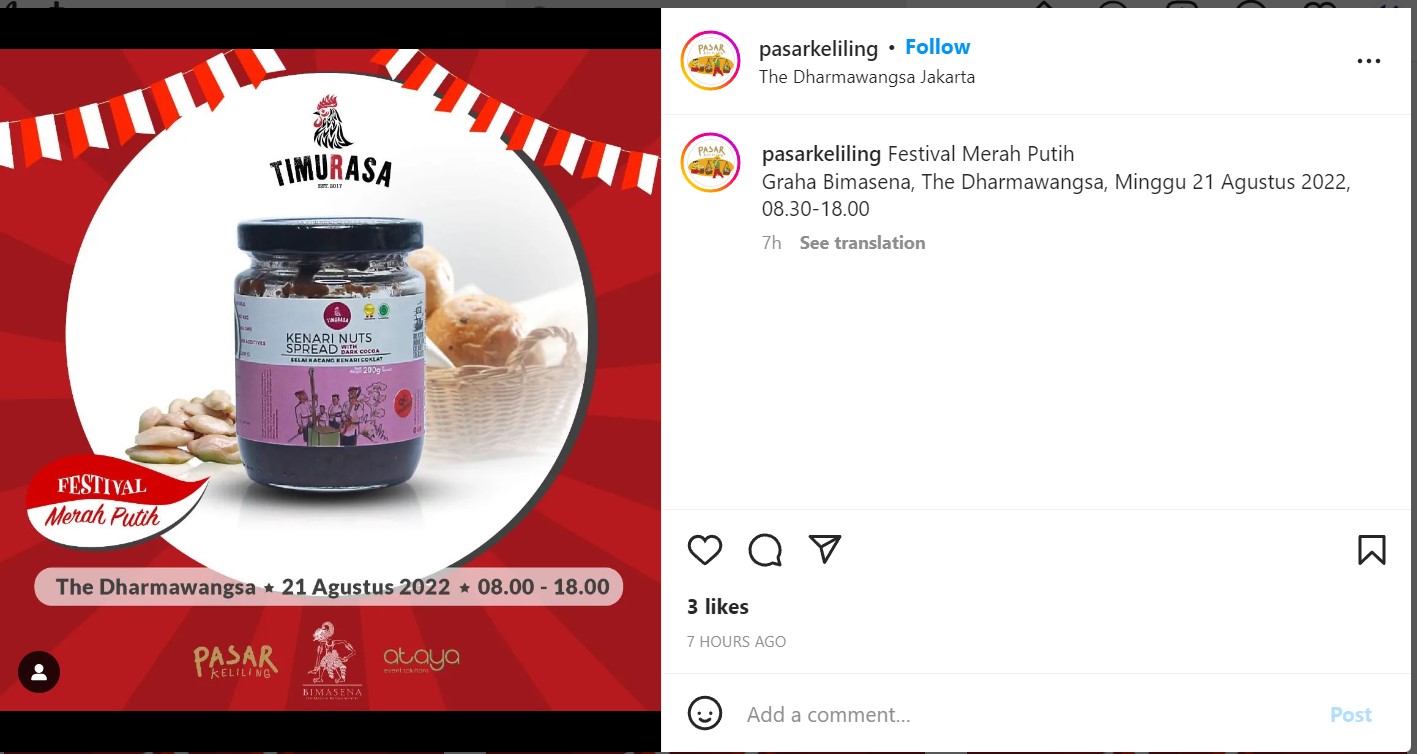 Terimakasih Untuk Yang Sudah Berkunjung Ke Festival Merah Putih at The Dharmawangsa Hari Ini