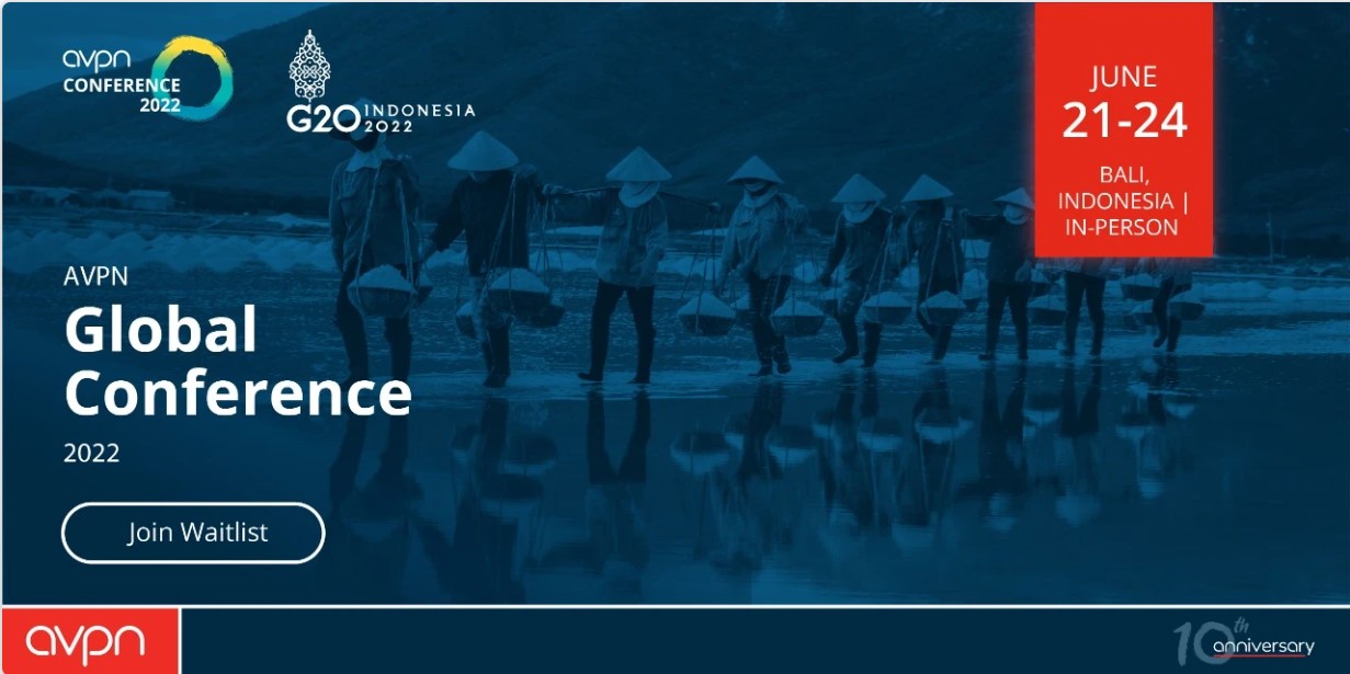 Nantikan Timurasa Indonesia Pada AVPN Conference 2022