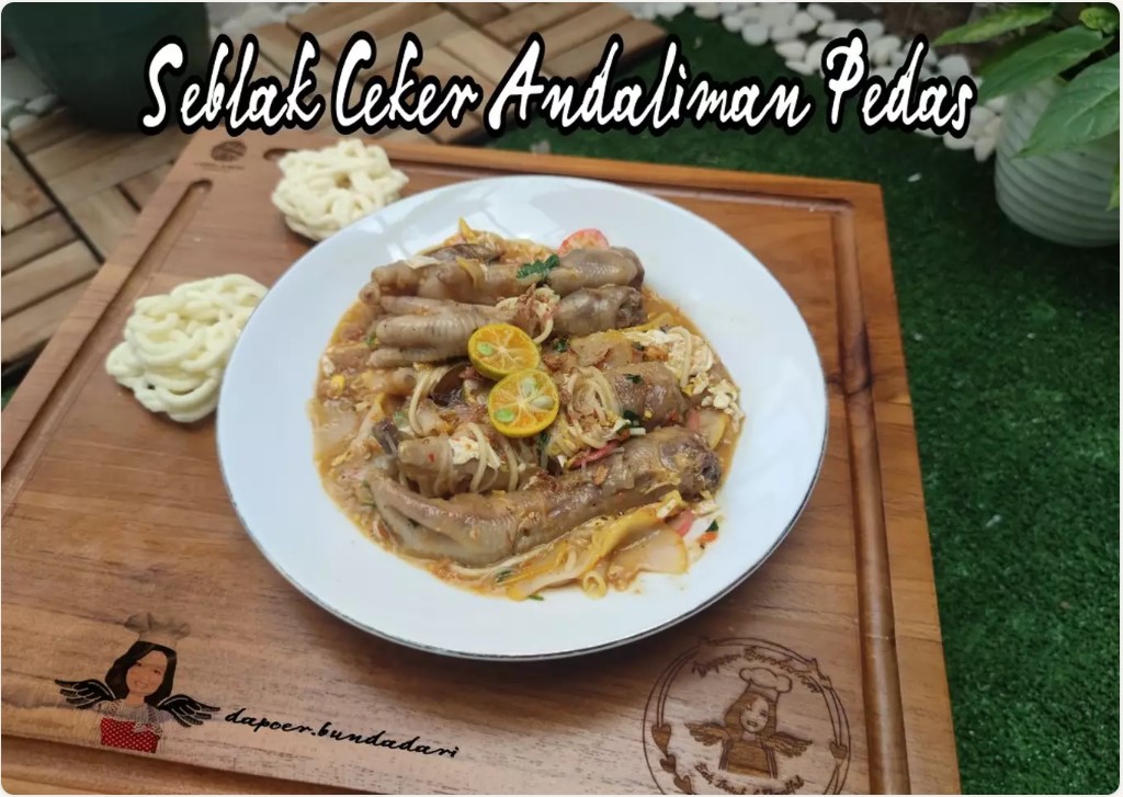 Resep Ceker Ayam Andaliman