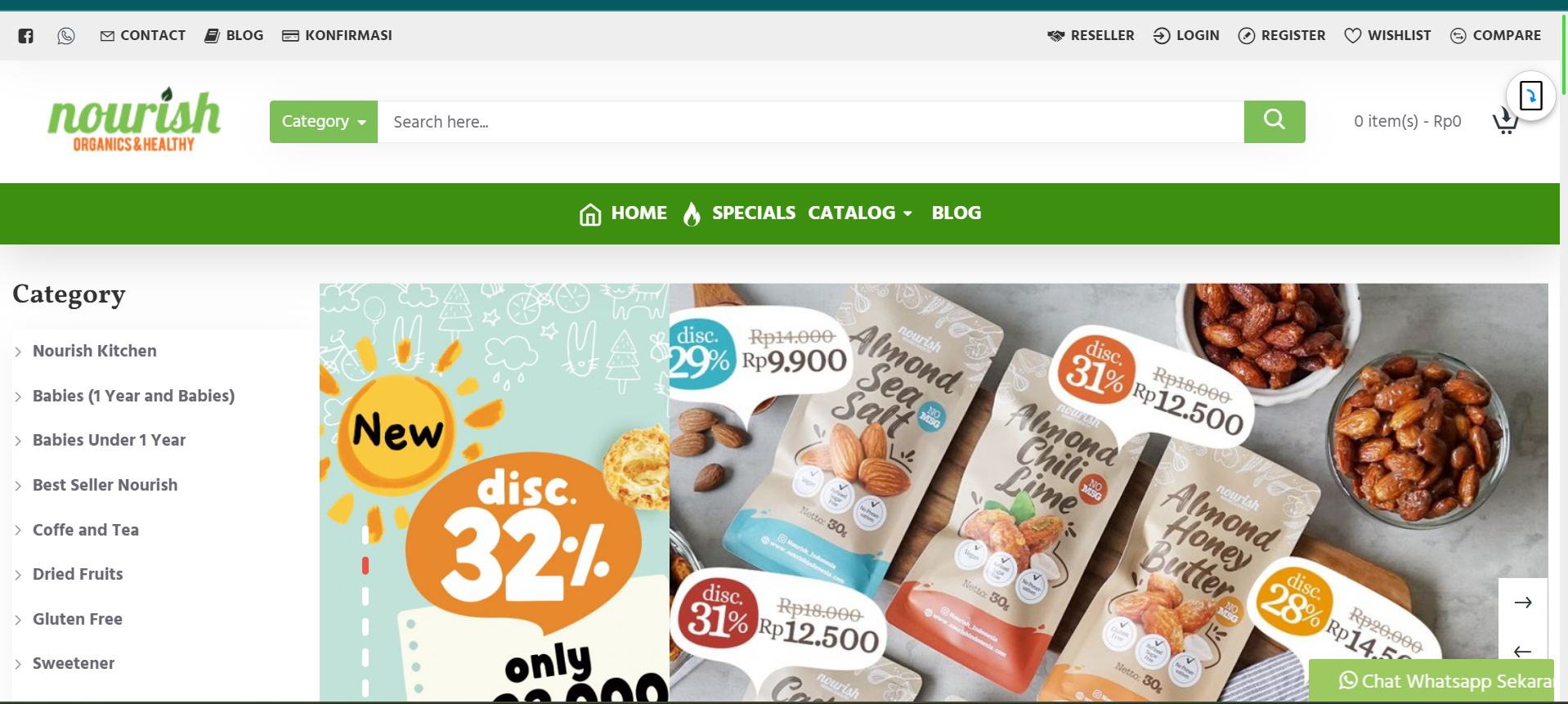 Rekomendasi Timurasa: Kunjungi Toko Nourish Indonesia