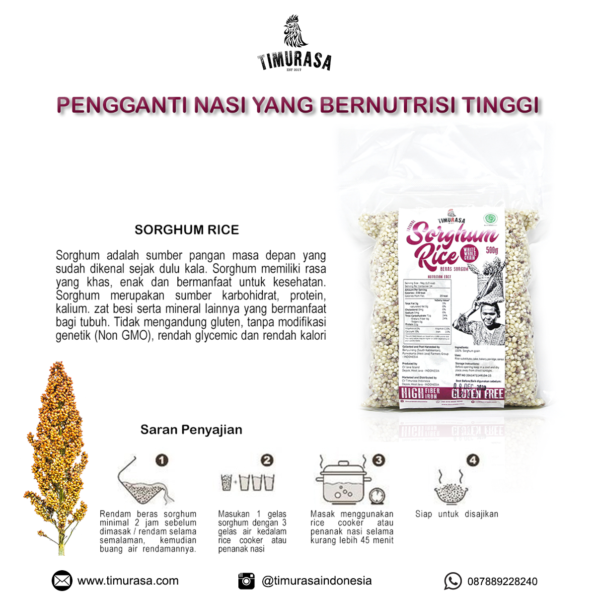 5 Manfaat Sorgum Untuk Kesehatan Anda