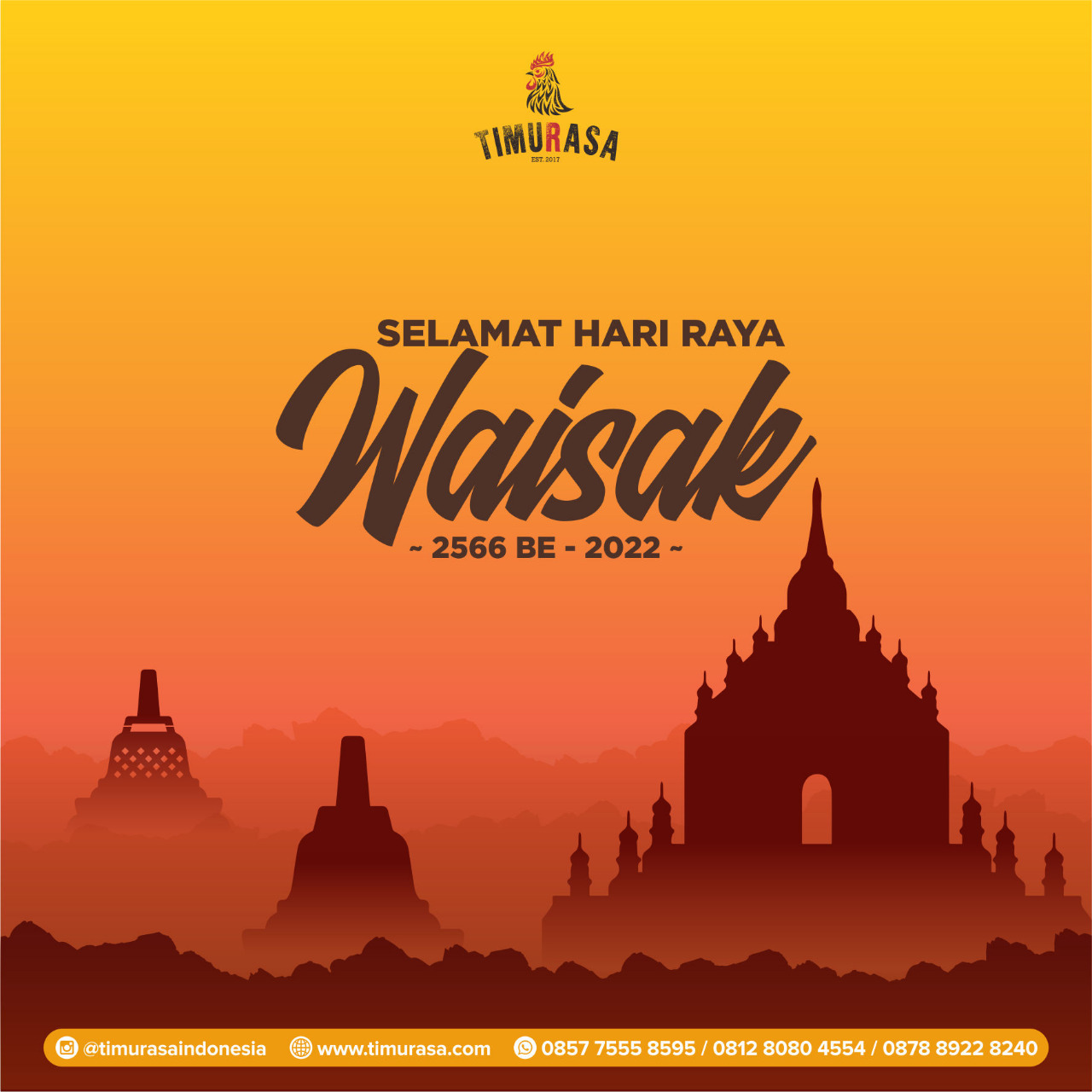 Selamat Hari Raya Waisak 2022/2566 BE Sabbe Satta, Bhavantu Sukhitatta
