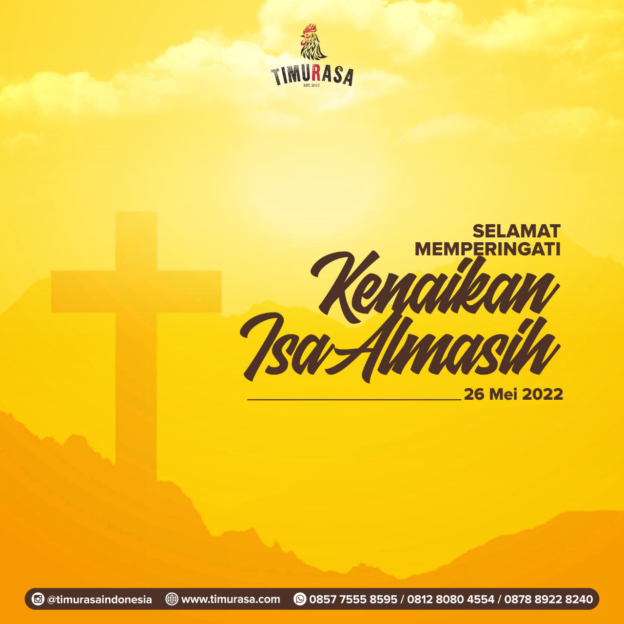 Selamat Hari Raya Kenaikan Isa Almasih 2022