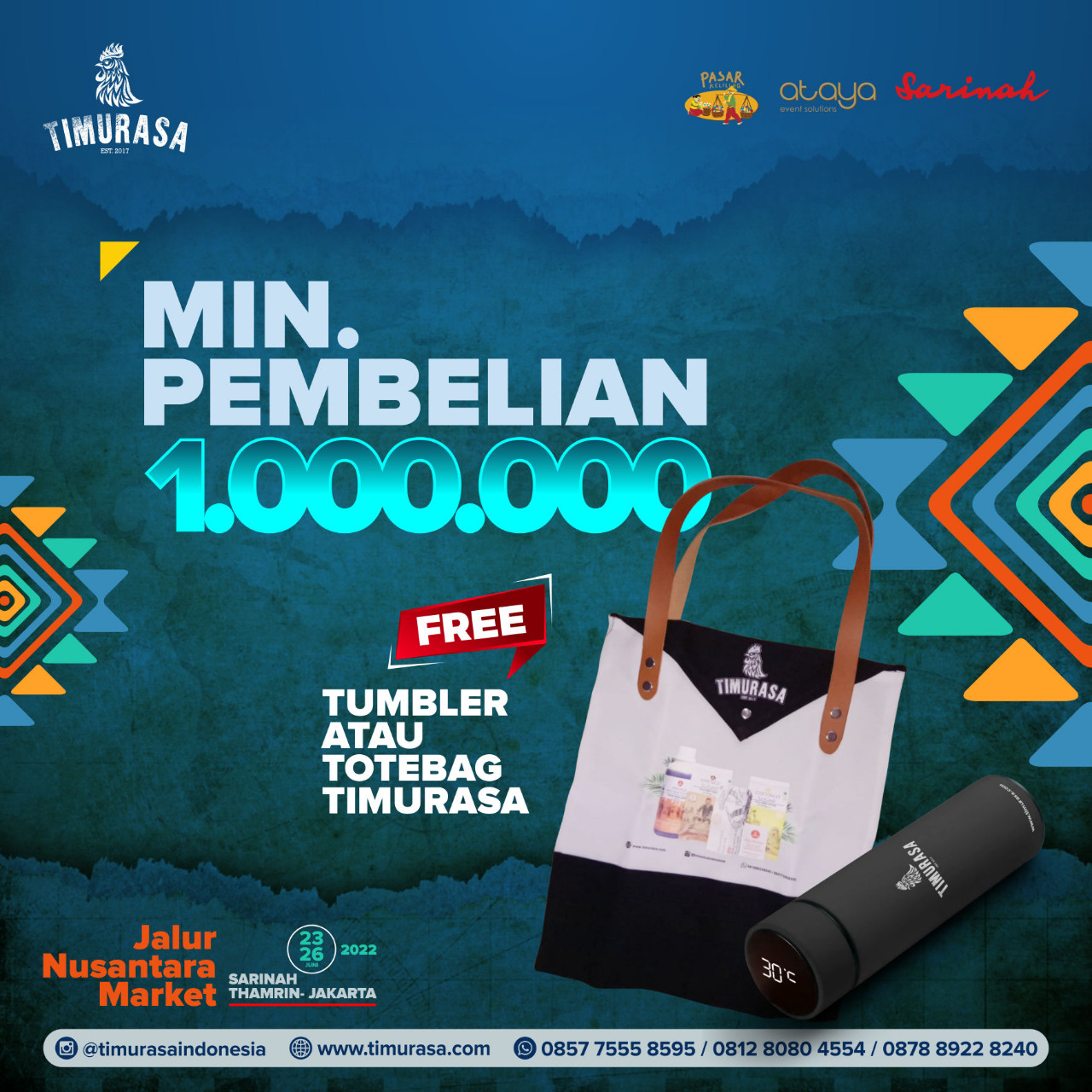 Datang & Hadiri Jalur Nusantara Market di Sarinah Hari Ini!