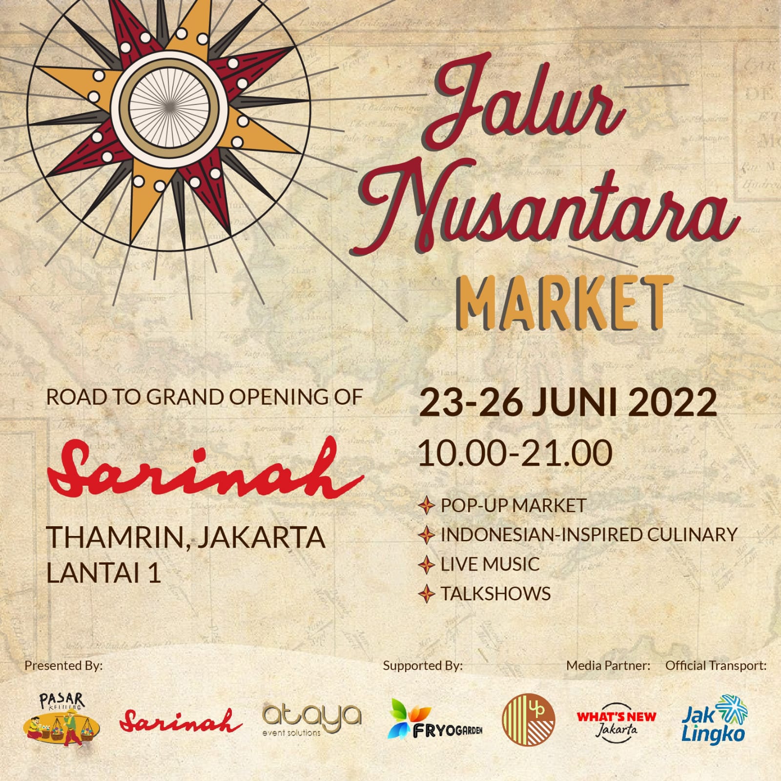 Besok, Jalur Nusantara Market Bazaar Dibuka