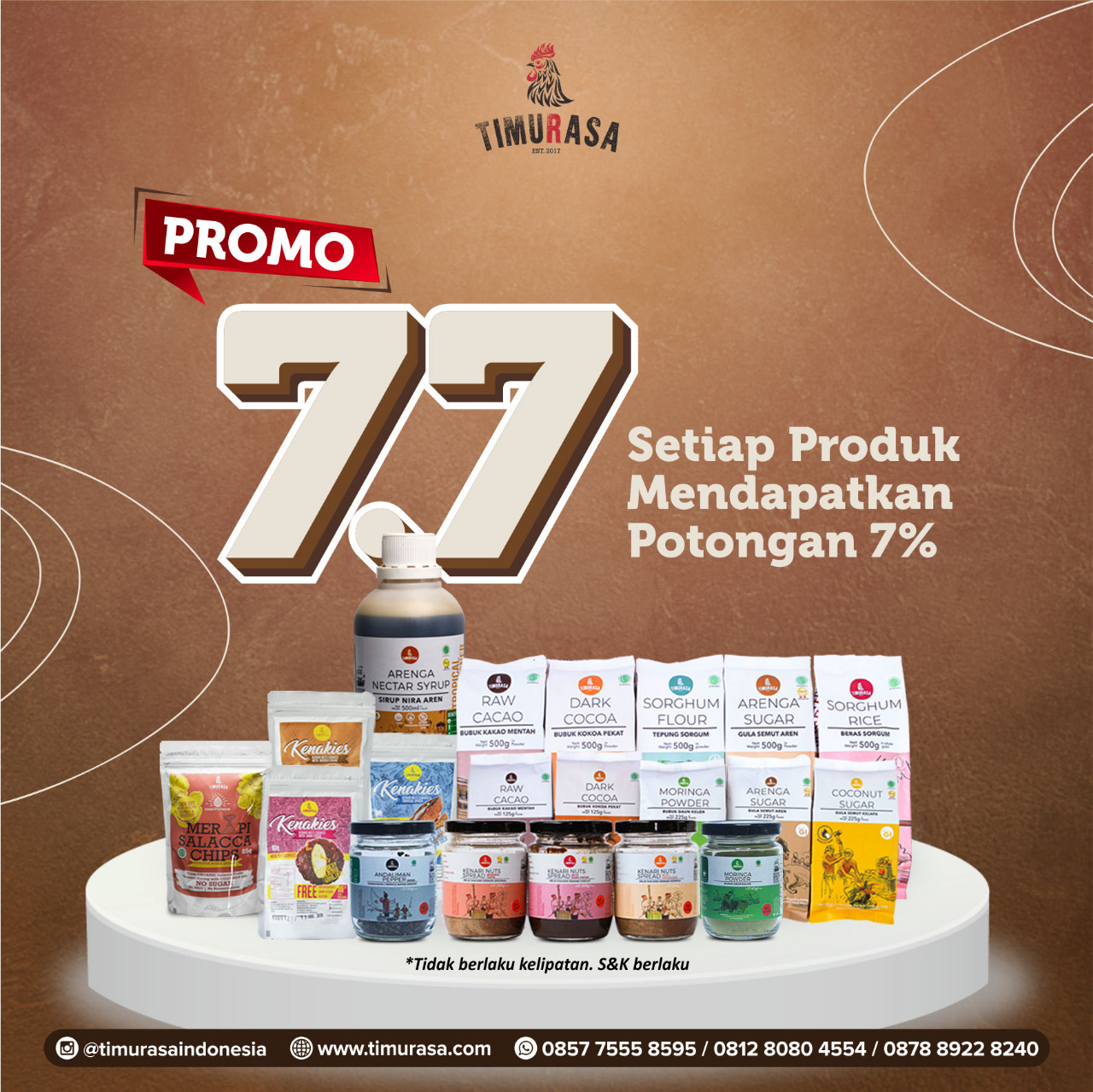 Sambut Bulan Juli Dengan Promo 7.7 Untuk Produk-Produk Berkualitas Dibawah Ini
