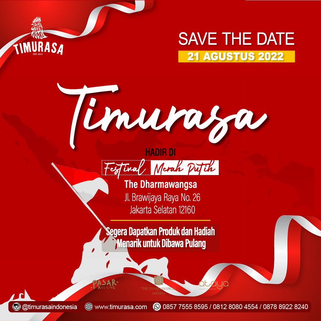 Catat Tanggalnya, Festival Merah Putih at The Dharmawangsa, 21 Agustus 2022