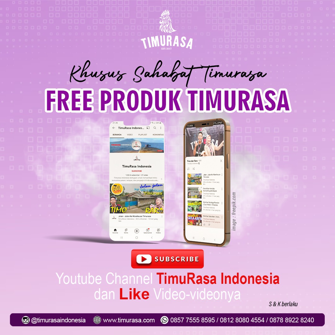 Selamat Datang September, Inilah Dia Cara Mendapatkan Produk GRATIS Dari Timurasa