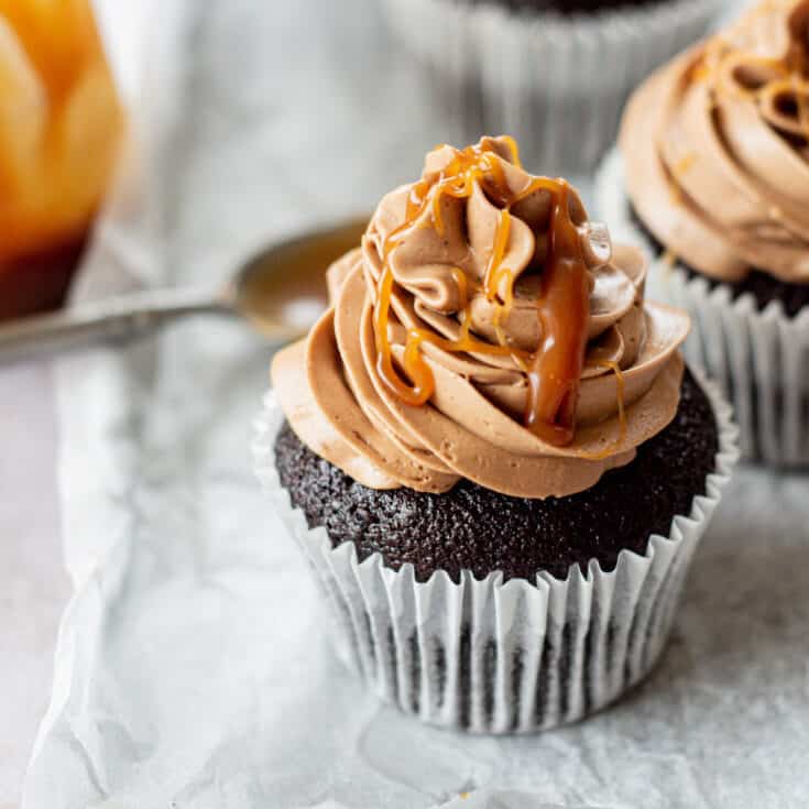 Resep Chocolate Caramel Cupcake