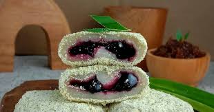 Kue Tepung Gomak Gula Aren Kacang Hijau, Camilan Tradisional Melayu yang Mirip Mochi