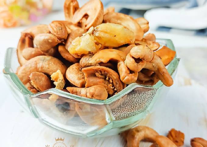 Resep Kacang Mete Goreng Bawang