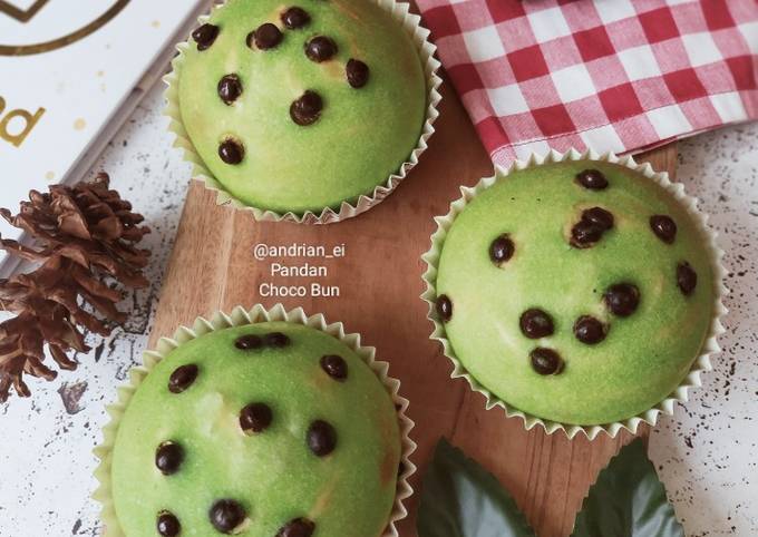Resep Pandan Choco Bun