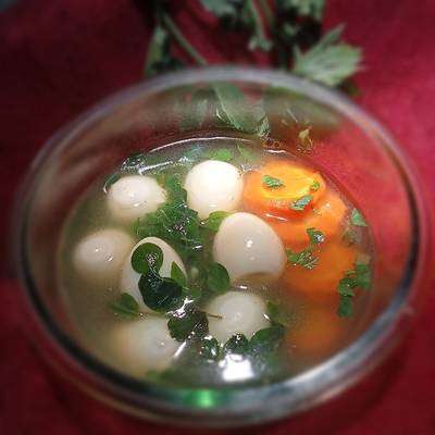 Resep Sup Telur Puyuh Daun Kelor