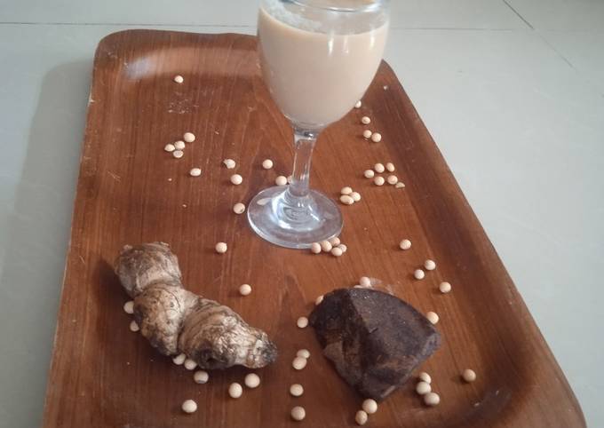 Resep Susu Jahe Kedelai Gula Aren