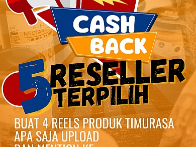 Raih Cashback hingga Rp200.000 untuk 5 Reseller Terpilih: Ikuti Langkah-Langkahnya!